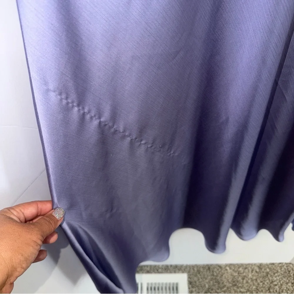 Oscar de la Renta Sleepwear Purple Lace Robe